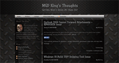 Desktop Screenshot of mgdking.com