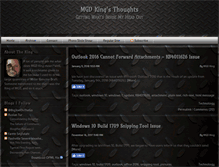 Tablet Screenshot of mgdking.com